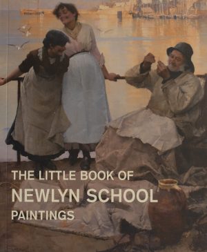 Front cover of book with FRank Bramley painting of fisher community