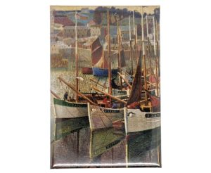 French Crabbers Fridge Magnet