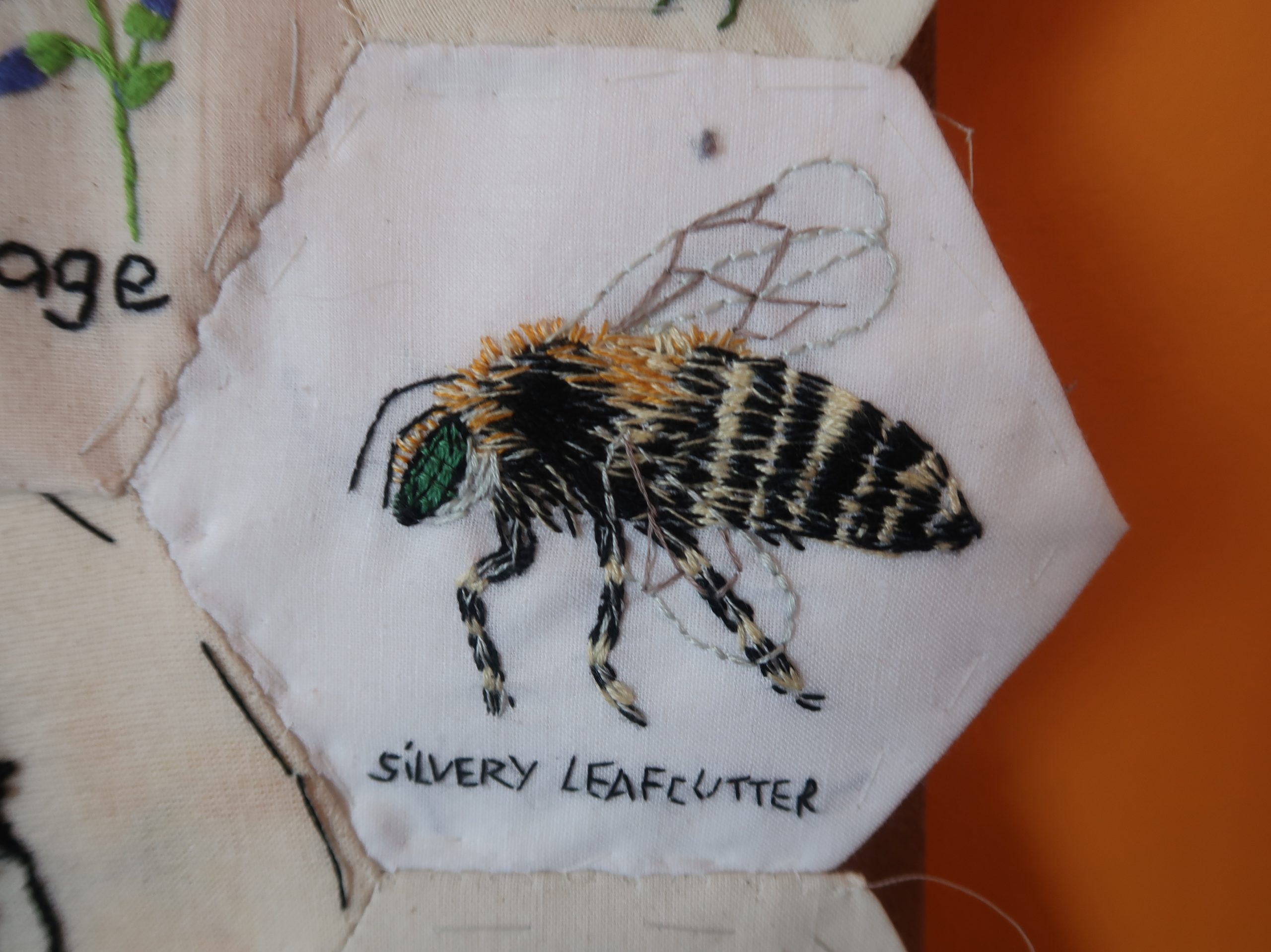 The Shape of Things: Embroidered bees workshop with Vicky Harrison - Sold Out