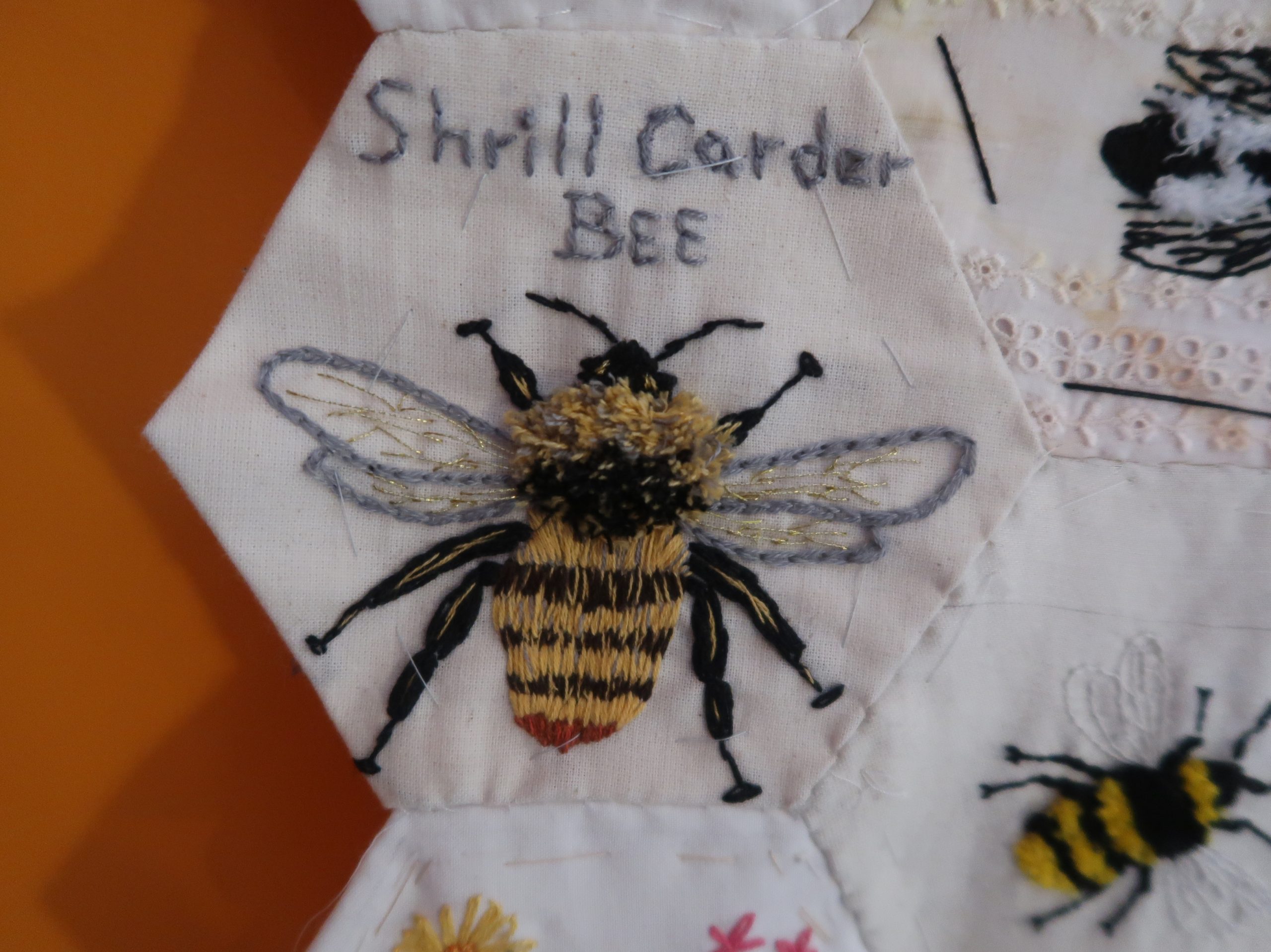 The Shape of Things: Embroidered bees workshop with Vicky Harrison - Sold Out