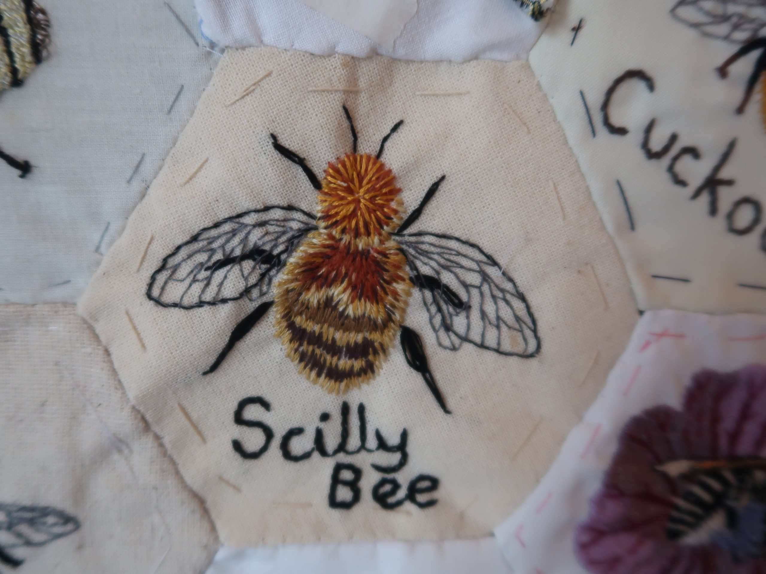 The Shape of Things: Embroidered bees workshop with Vicky Harrison - Sold Out