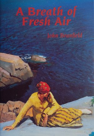 book cover with laura knight painting of woman by the sea