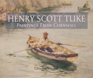 book cover with henry scott tuke painting of man in row boat