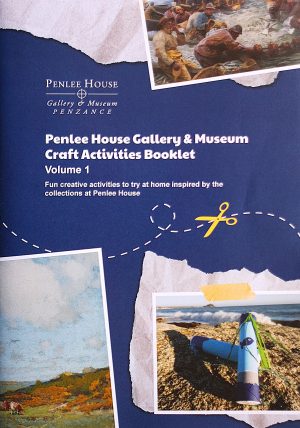 Navy Penlee Craft activities book cover with images and text