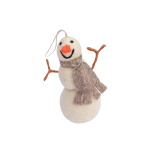 Handmade Snowman Felt Christmas Hanging