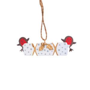 Robins Cracker Christmas Hanging