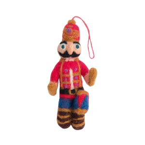 Handmade Nutcracker Felt Christmas Hanging